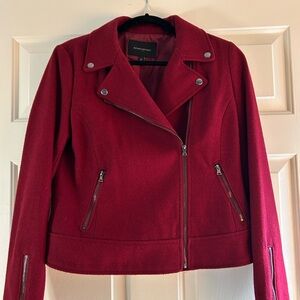 Women's Red Biker Jacket